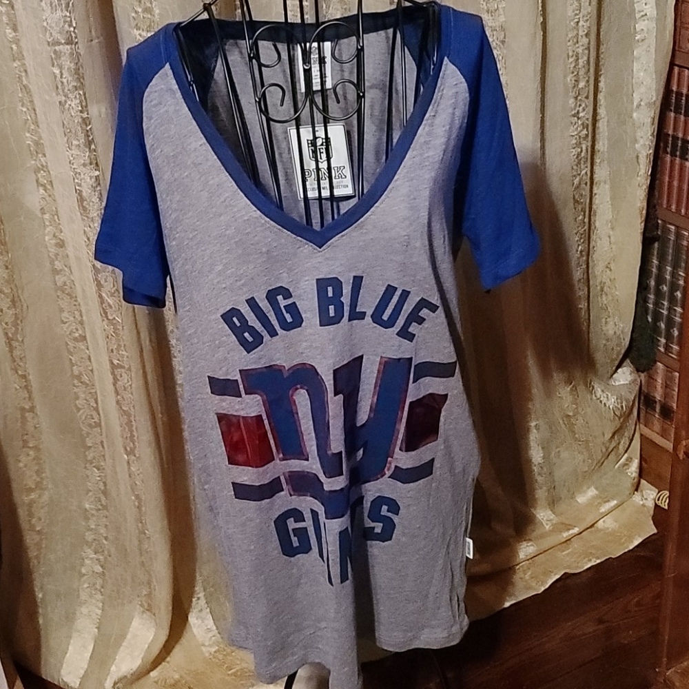 NWT Victoria secret Pink NFL short sleeve shirt